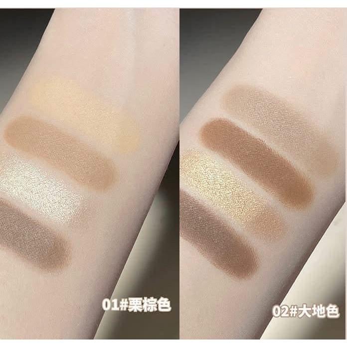 ZVEV四色陰影提亮珠光修容盤-細節圖6