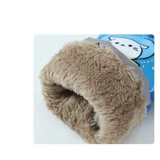 兒童加絨防水防風可調整機車手套-細節圖3