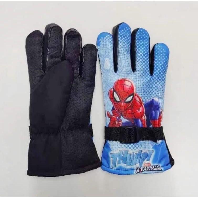 兒童加絨防水防風可調整機車手套-細節圖7