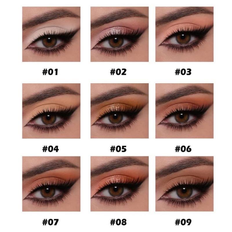 Handaiyan大地色9色眼影盤-細節圖8