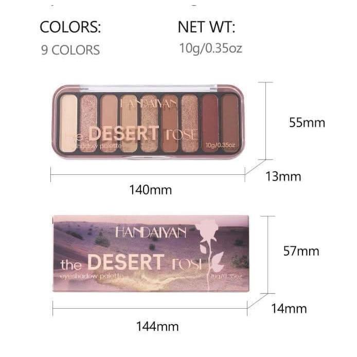 Handaiyan大地色9色眼影盤-細節圖9