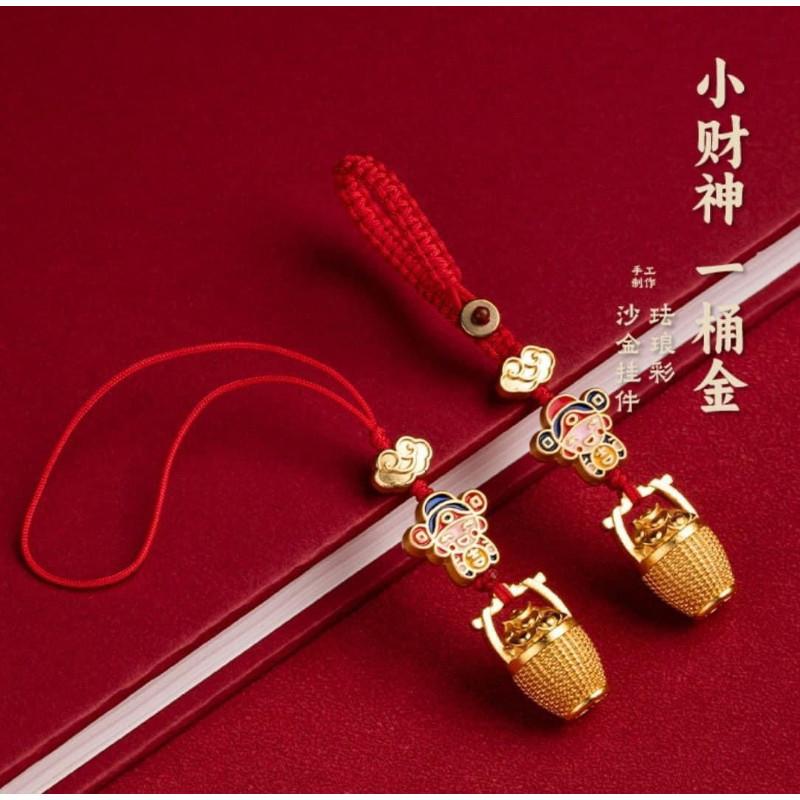 招財財神一桶金吊飾掛飾-細節圖9