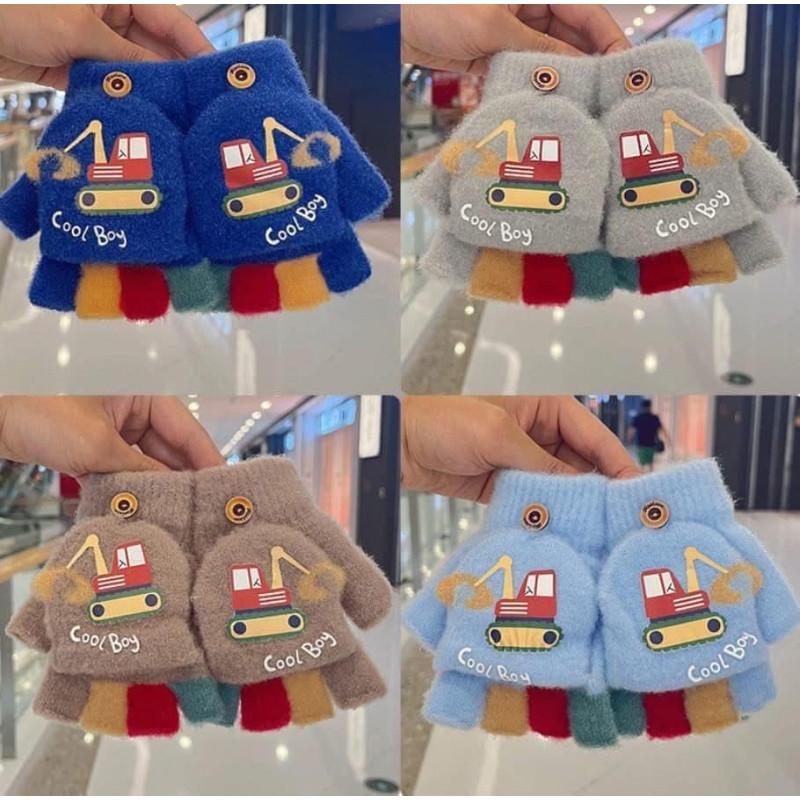 兒童挖土機2in1翻蓋式手套-細節圖5