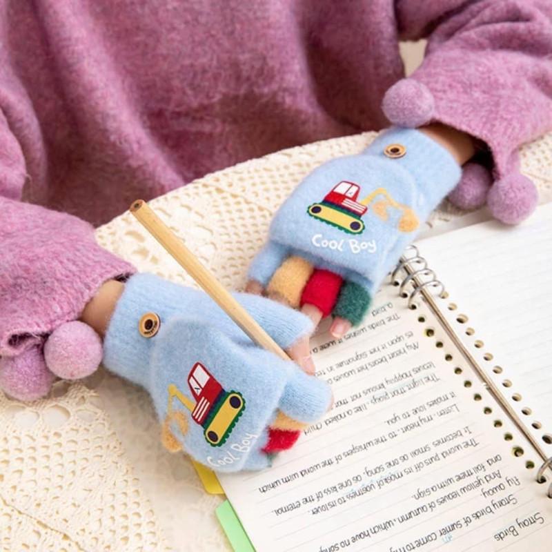 兒童挖土機2in1翻蓋式手套-細節圖7