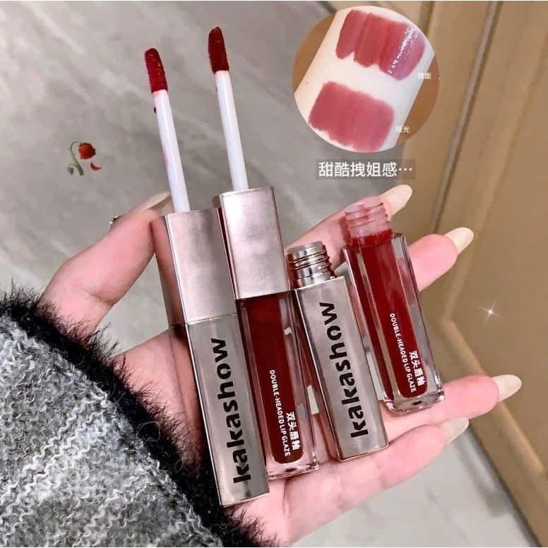 kakashow雙頭鏡面＋啞光唇釉口紅-細節圖3