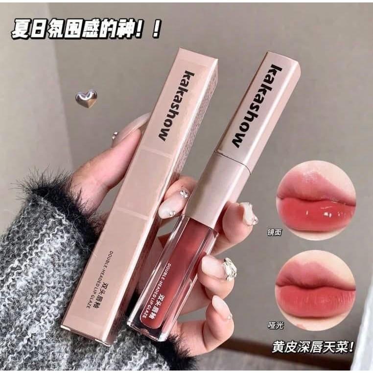kakashow雙頭鏡面＋啞光唇釉口紅-細節圖4