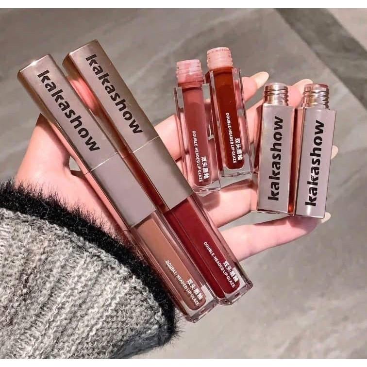 kakashow雙頭鏡面＋啞光唇釉口紅-細節圖5