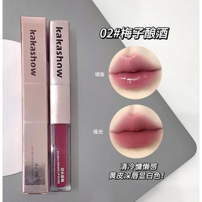 kakashow雙頭鏡面＋啞光唇釉口紅-細節圖8