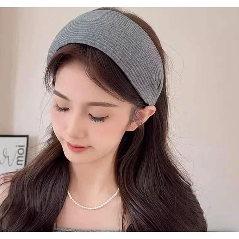 易夢玲同款韓國寬邊針織髮箍(一組2個)-細節圖8