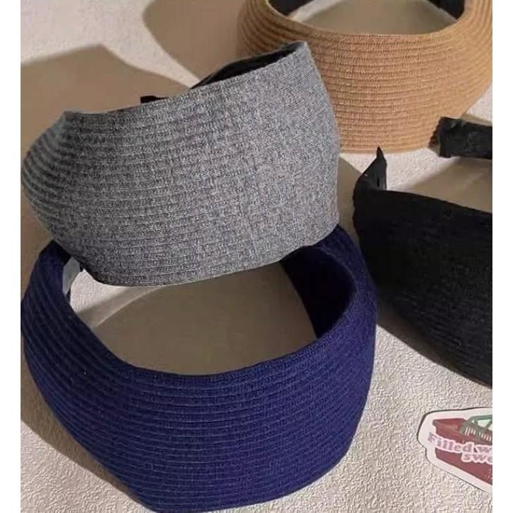 易夢玲同款韓國寬邊針織髮箍(一組2個)-細節圖9