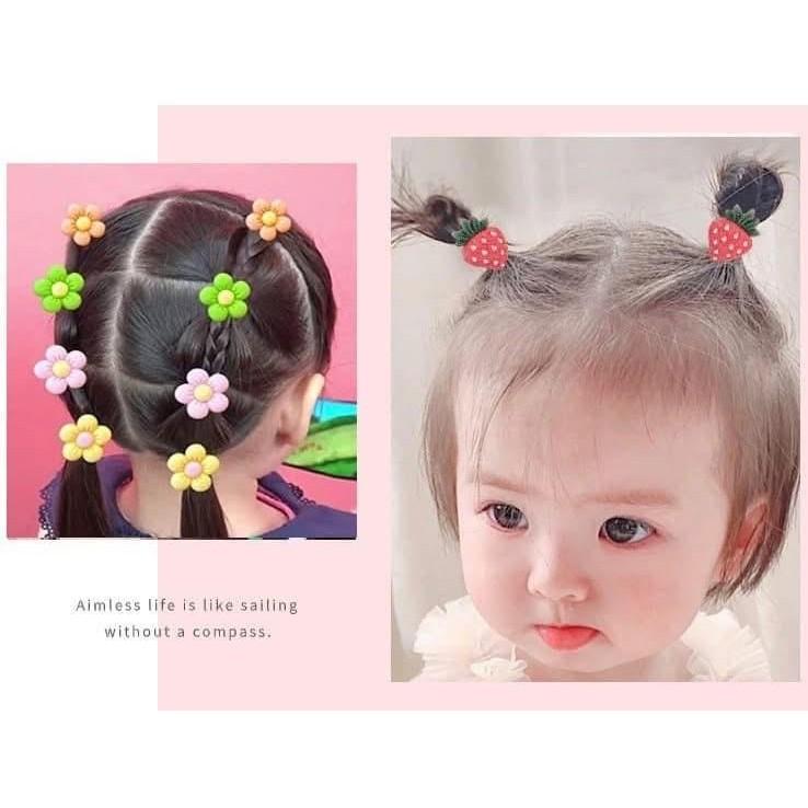 兒童50入可愛動物水果不傷髮髮繩-細節圖9