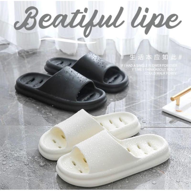“厚“底踩屎感EVA漏水快乾浴室拖鞋-細節圖3