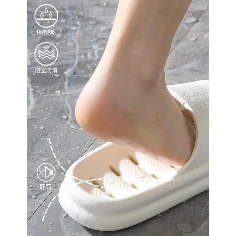 “厚“底踩屎感EVA漏水快乾浴室拖鞋-細節圖5