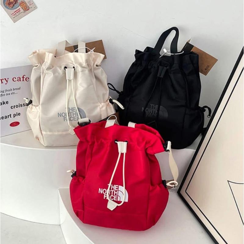 北臉抽繩手提水桶包後背包-細節圖2