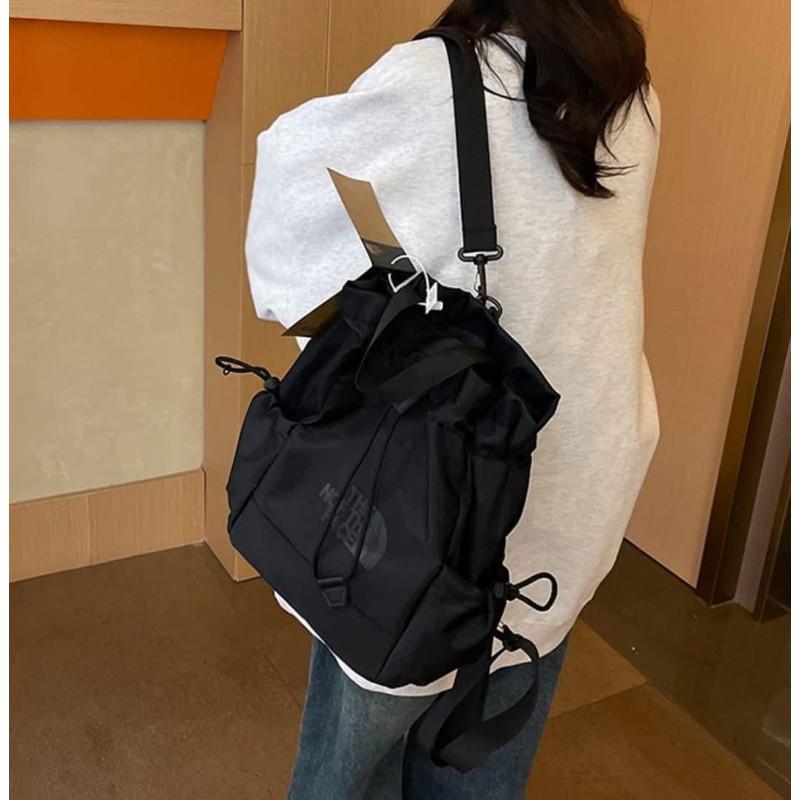 北臉抽繩手提水桶包後背包-細節圖3