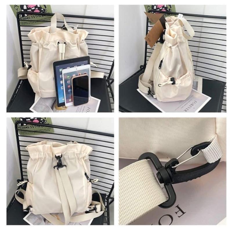 北臉抽繩手提水桶包後背包-細節圖6