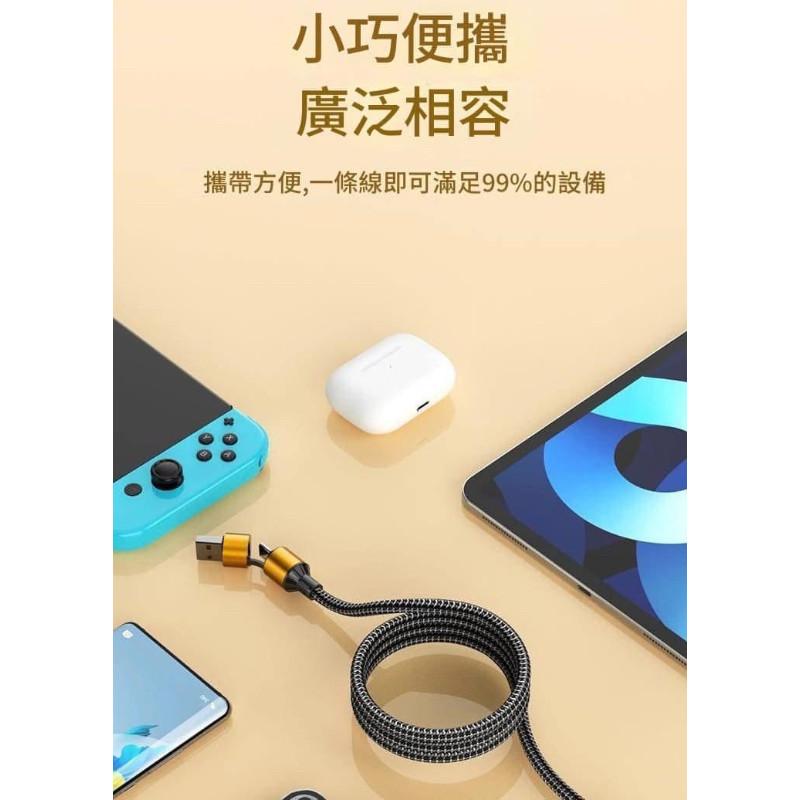 四合一100W快充編織充電線-細節圖3