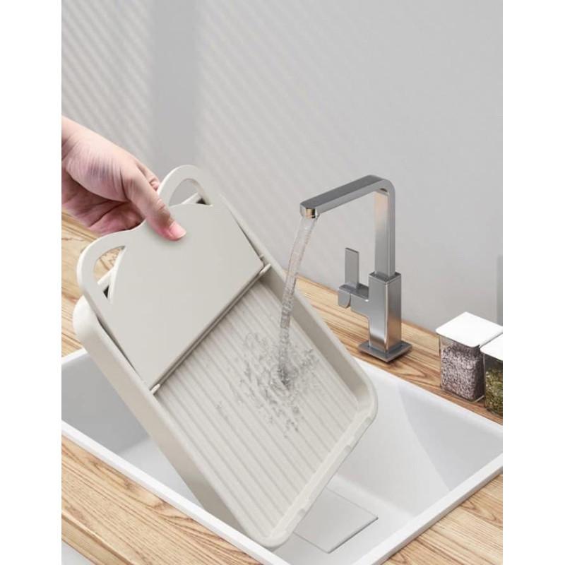 貓耳立式可折疊瀝水鍋蓋架(一組2個)-細節圖2