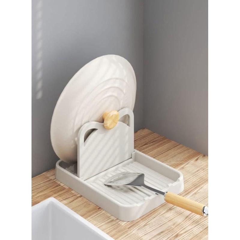 貓耳立式可折疊瀝水鍋蓋架(一組2個)-細節圖6