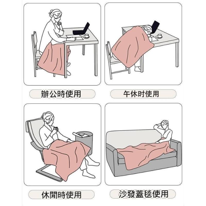 USB水晶絨45ºC恆溫加熱電熱毯-細節圖7