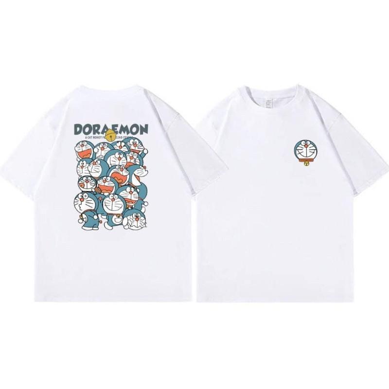 重磅韓版寬鬆Ａ夢純棉中大童上衣T恤-細節圖2