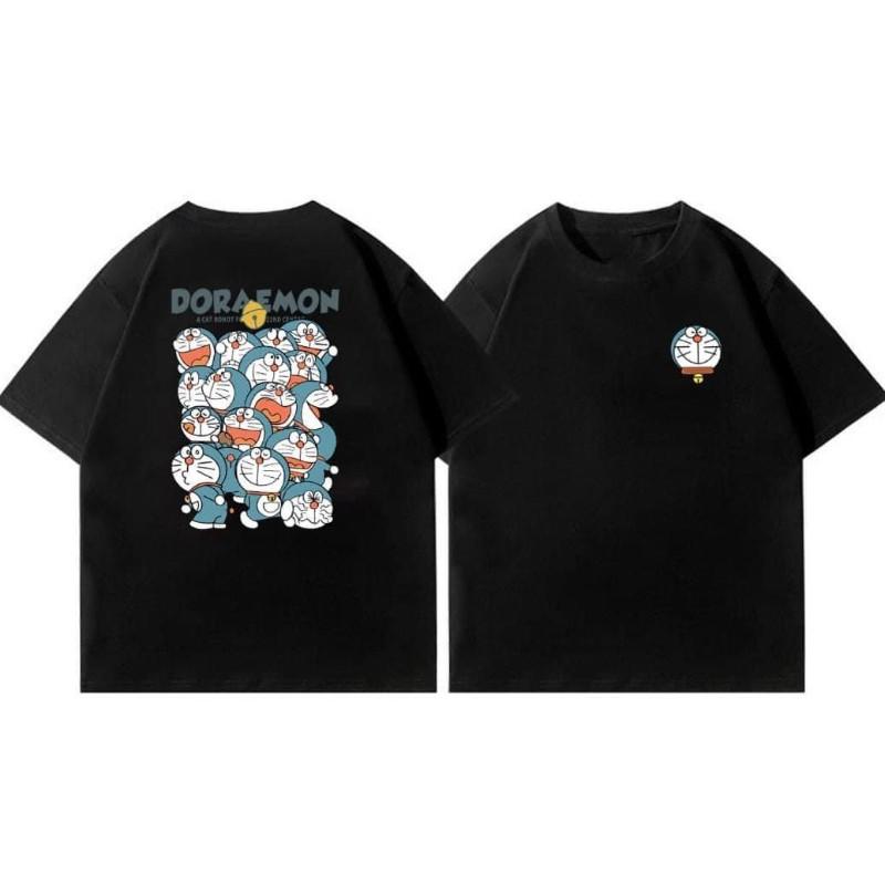 重磅韓版寬鬆Ａ夢純棉中大童上衣T恤-細節圖3