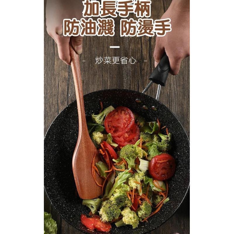 加厚烏檀木鍋鏟+煎鏟＋湯勺三件組-細節圖2