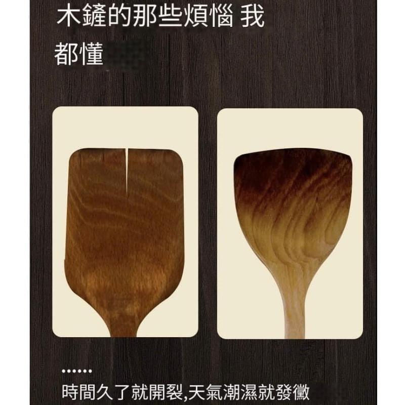 加厚烏檀木鍋鏟+煎鏟＋湯勺三件組-細節圖6