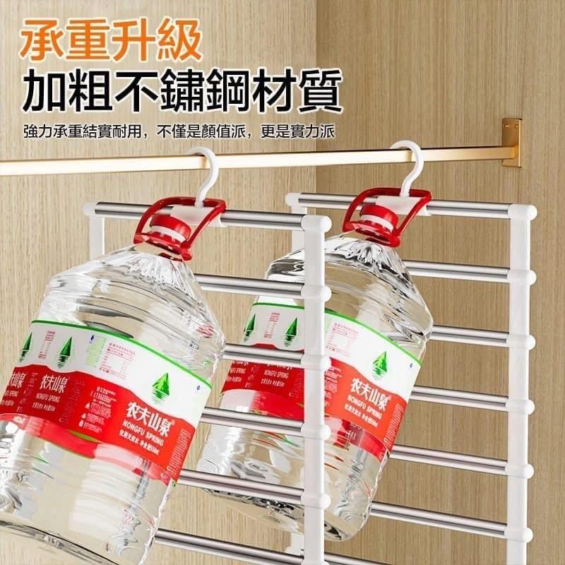 魔術多層不銹鋼折疊收納衣架褲架-細節圖7