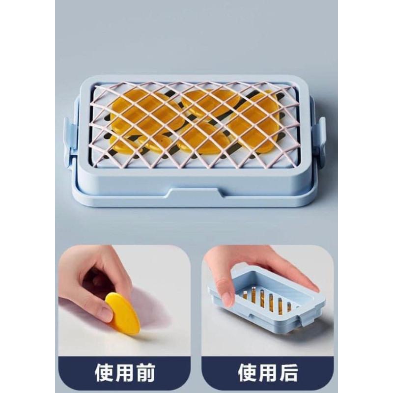 高彈網面起泡盒肥皂盒(一組3個)-細節圖7