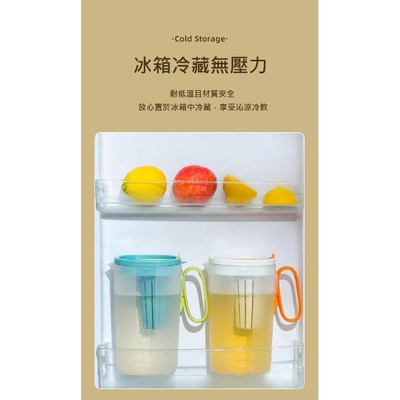 KITTY 雜貨舖～撞色款帶濾網冷水壺-細節圖2