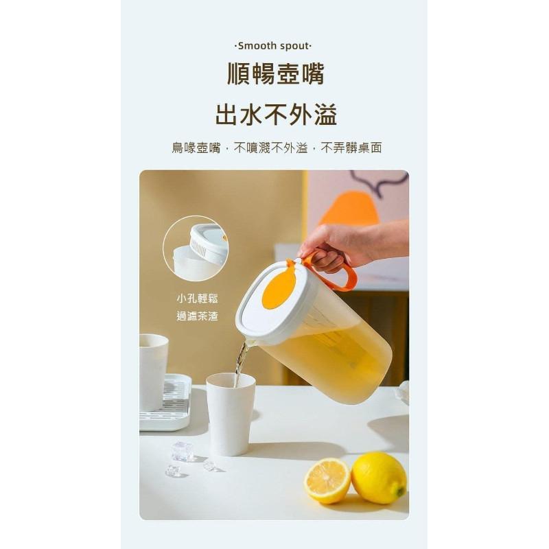 KITTY 雜貨舖～撞色款帶濾網冷水壺-細節圖3
