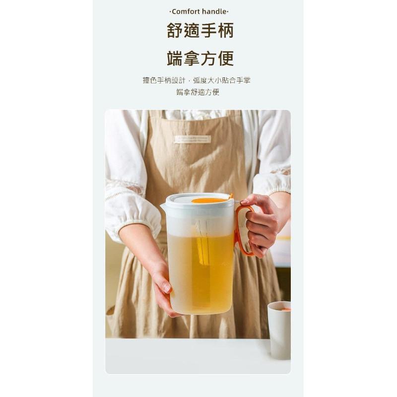 KITTY 雜貨舖～撞色款帶濾網冷水壺-細節圖7