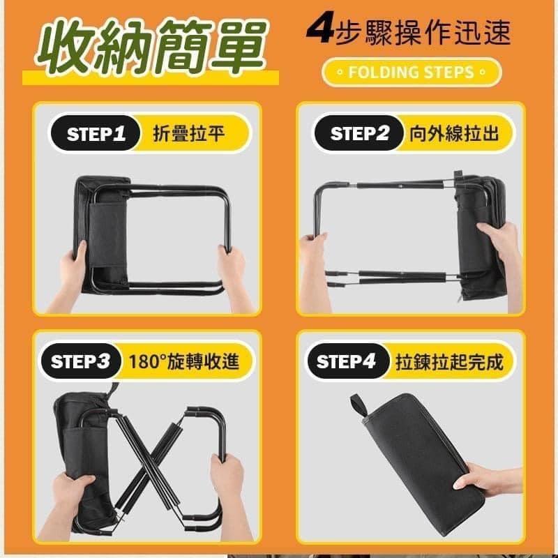 加厚鋼管100kg承重攜帶折疊椅凳-細節圖9