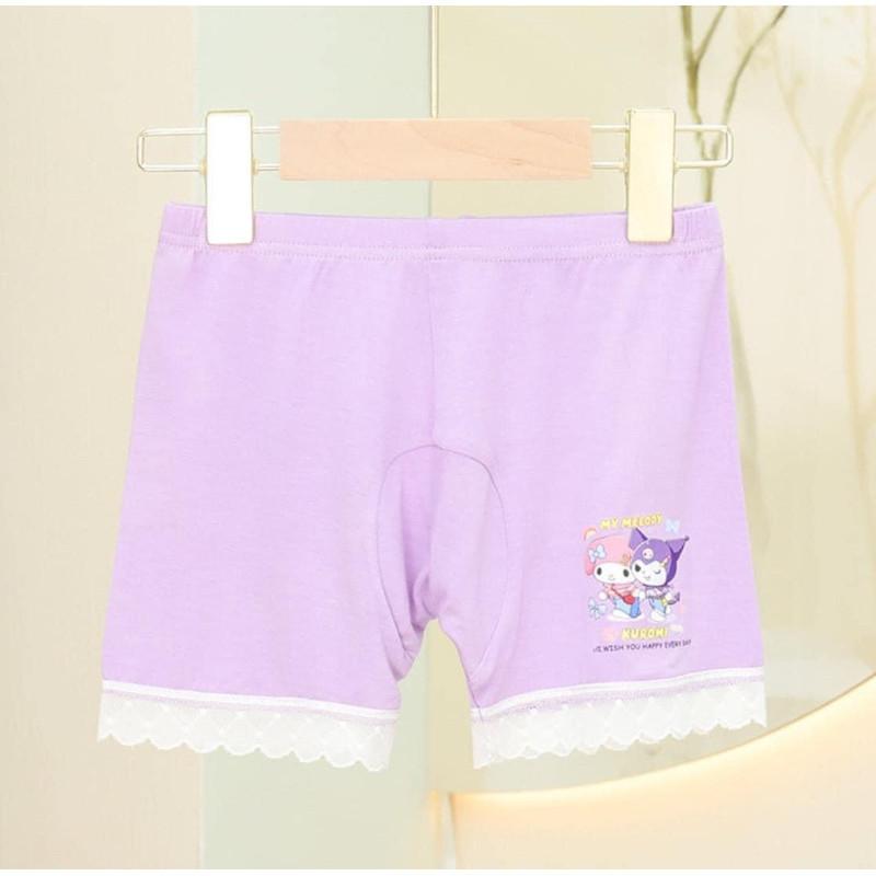 女童卡通純棉蕾絲邊內褲＋安全褲-細節圖9