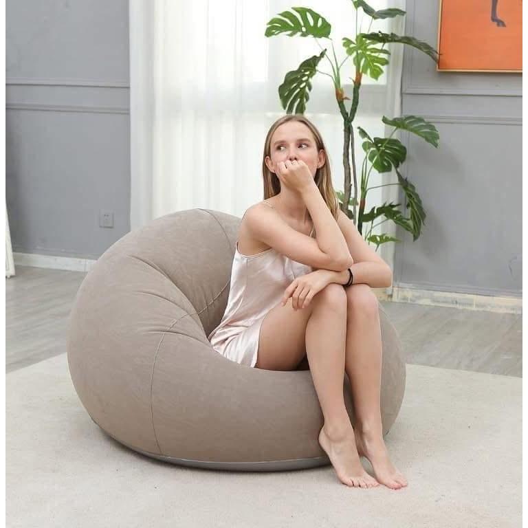 出口美國Costco全植絨充氣懶人沙發-細節圖5