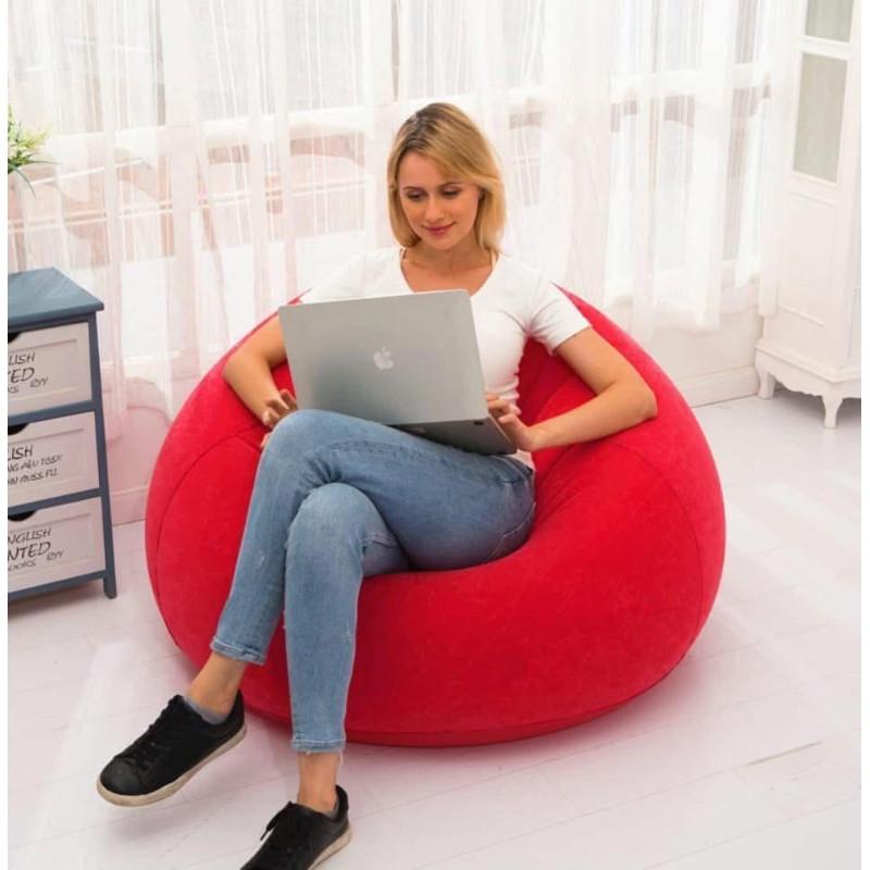 出口美國Costco全植絨充氣懶人沙發-細節圖6