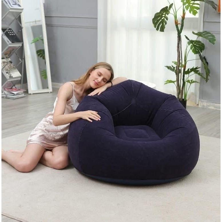 出口美國Costco全植絨充氣懶人沙發-細節圖9