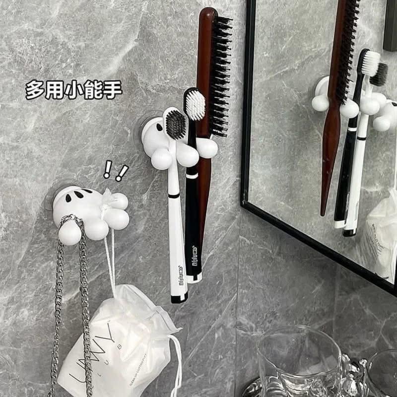 米奇手掌無痕掛勾牙刷架(一組3個)-細節圖4