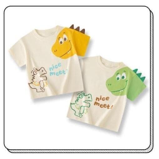 兒童立體恐龍背鰭短袖T恤-細節圖5