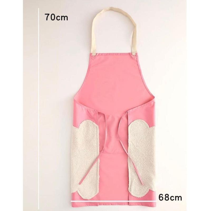草莓熊可擦手防水防油圍裙-細節圖3
