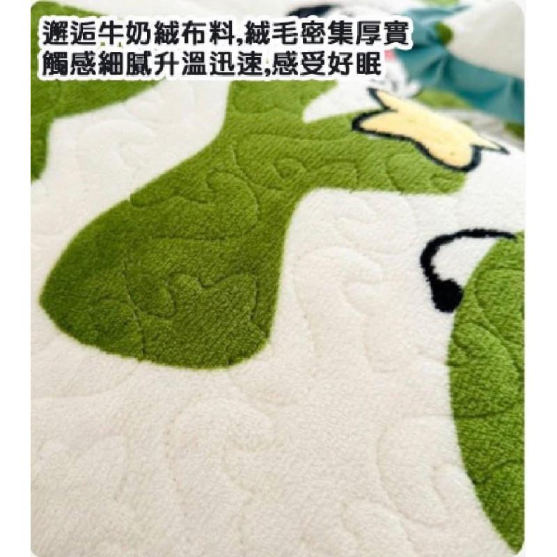 韓國“牛奶絨“花邊立體紋路保暖枕頭套-細節圖6