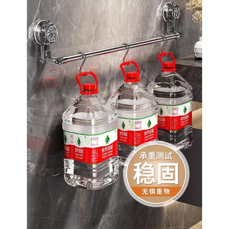 伸縮式旋轉吸盤式曬衣桿毛巾桿-細節圖8