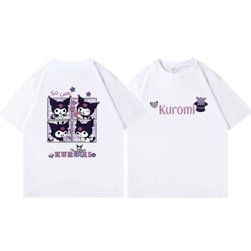 重磅韓版中大童庫洛米寬鬆純棉上衣T恤-細節圖5