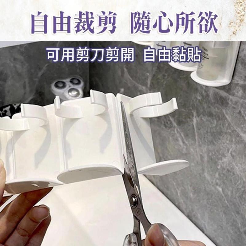 免打孔5連排瓶罐壁貼收納架(一組3排）-細節圖9