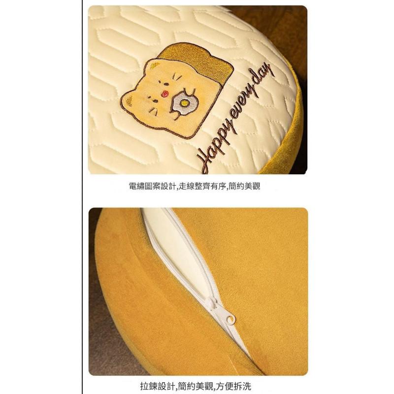 厚感’冰絲‘乳膠記憶腰靠午覺枕頭-細節圖9