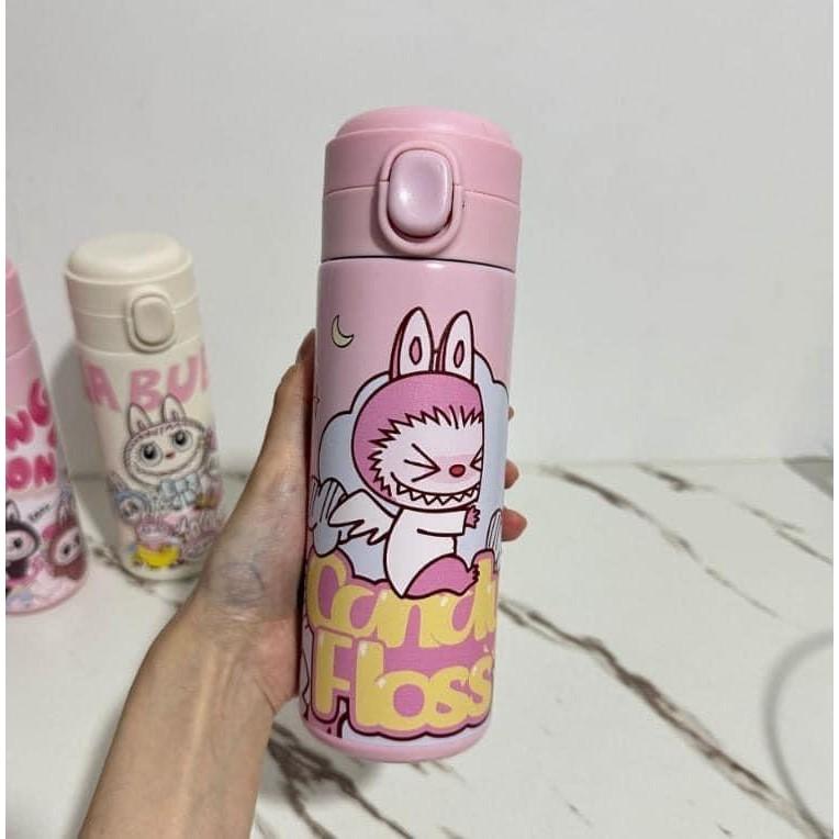 Labubu拉布布泡泡馬特彈跳保溫瓶-細節圖7