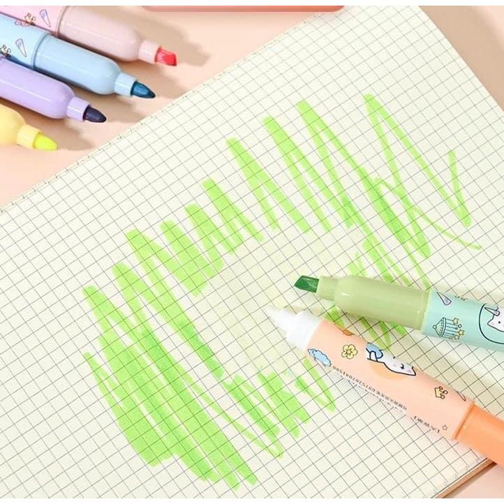 可擦式雙頭螢光筆6色盒-細節圖7