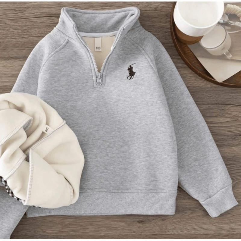 韓國Polo羊羔絨加絨加厚親子棉衣套裝-細節圖9