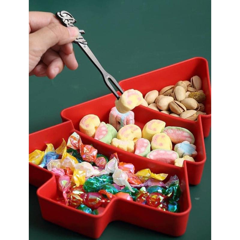 聖誕樹造型分隔盤(一組2個)-細節圖2